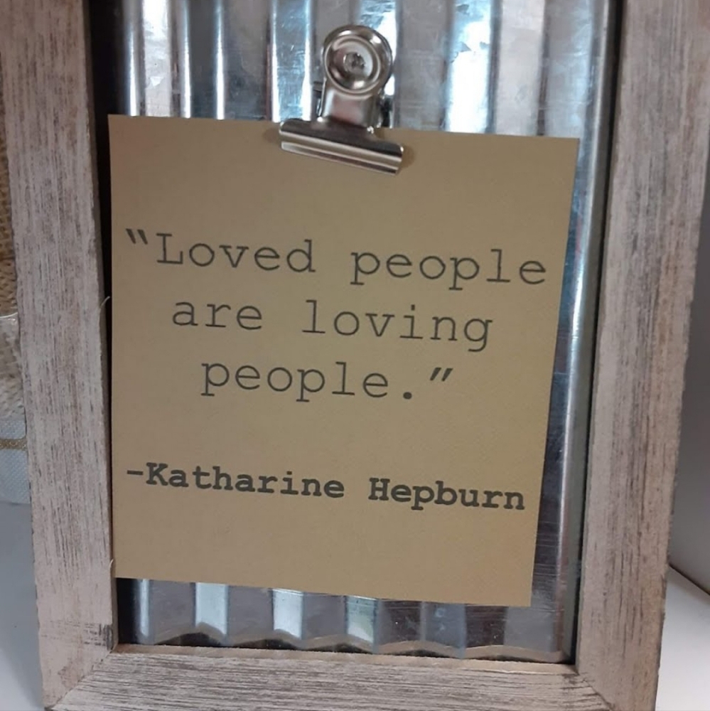 2 Rustic Galvanized Frame with Quote size 5X6